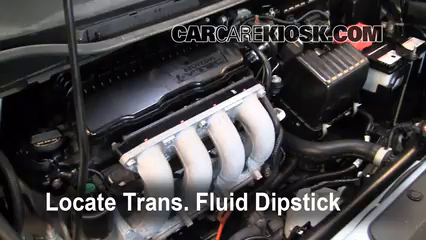 2010 Honda Fit Sport 1.5L 4 Cyl. Transmission Fluid Check Fluid Level